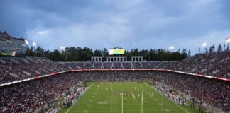 A view of Stanford Stadium during last year's Big Game.