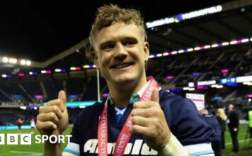 Scotland back Darcy Graham