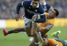 Scotland beats Australia to end Wallabies' Grand Slam rugby hopes despite Harry Potter's magical try