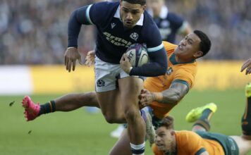 Scotland beats Australia to end Wallabies' Grand Slam rugby hopes despite Harry Potter's magical try