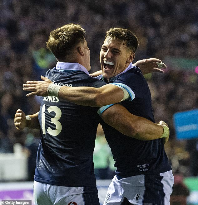 New Zealand-born back Tom Jordan will make his first start for Scotland against South Africa on Sunday