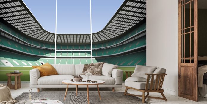 Twickenham Rugby Stadium Wallpaper | Wallsauce UK