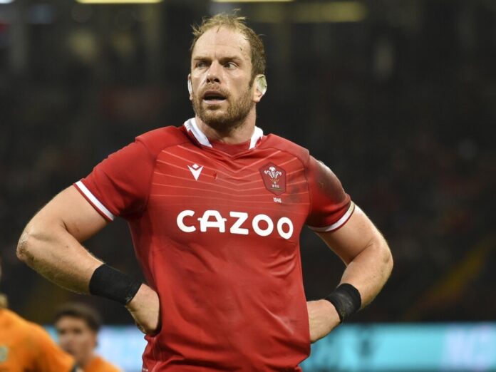 Alun Wyn Jones made 170 international appearances, including 158 for Wales. Photo: AP