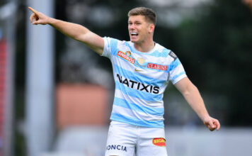 Why is Owen Farrell not playing in the Champions Cup?