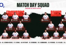 England unveil team to face the Springboks