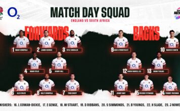 England unveil team to face the Springboks