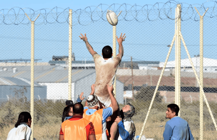 Practicing rugby creates second chances in Argentine prison