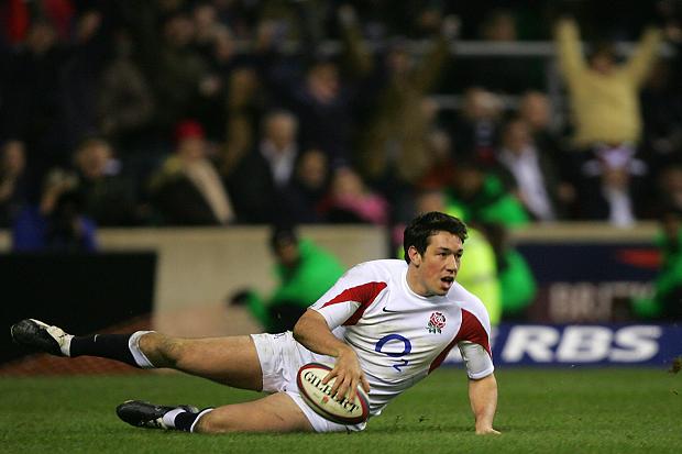 Tom Voyce in action for England