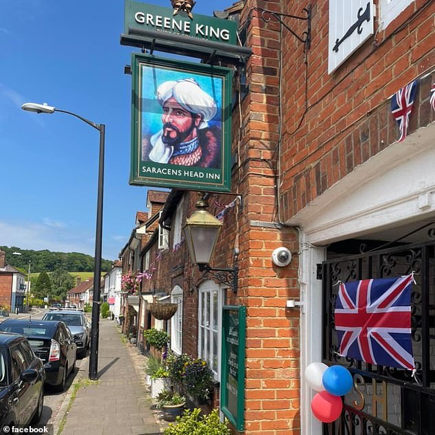 Baqa said the sign - which depicts a brown-skinned man of Arab or Turkish descent - 'instilled worry and fear in me since it was clearly xenophobic, racist and inciting violence to certain people'. He also took umbrage with the name