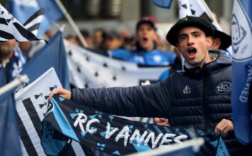 A rugby away day in Vannes, France