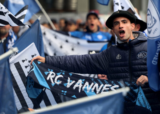 A rugby away day in Vannes, France