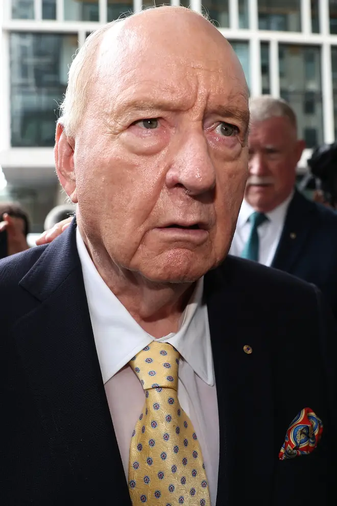 Alan Jones arrives at Downing Centre Local and District Court on December 18, 2024 in Sydney, Australia.