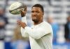 Why Colts quarterback Anthony Richardson warms up using a rugby ball