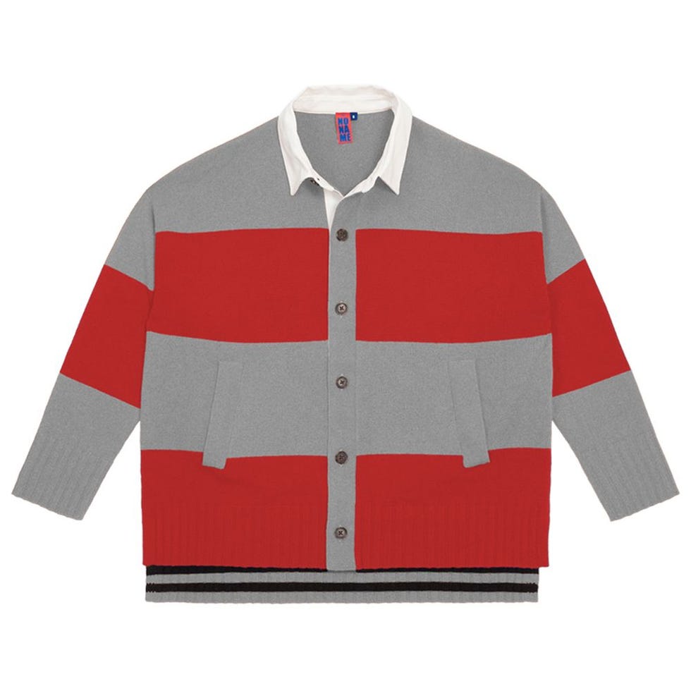 Relaxed Rugby Cardigan