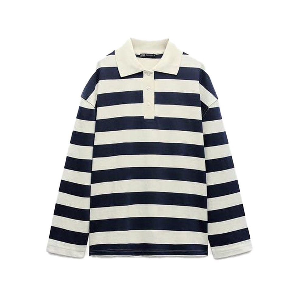 Striped Heavy Cotton Polo Shirt