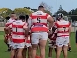 Gigantic 7ft rugby player left viewers stunned as famous rugby relative emerges