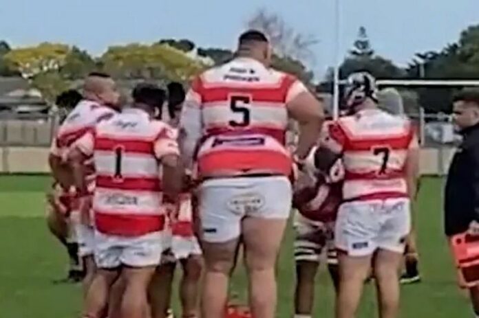 Gigantic 7ft rugby player left viewers stunned as famous rugby relative emerges