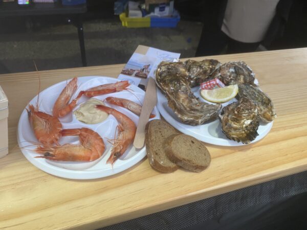 Seafood at Vannes' stadium