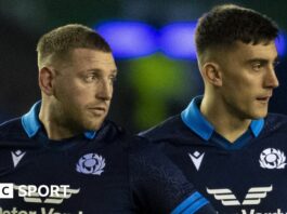 Finn Russell and Cam Redpath were injured in the same Bath match