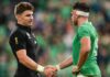 Beauden Barrett on the Ireland players who were 'targets' for the All Blacks