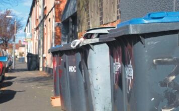 Council releases details of Christmas bin collections in Rugby