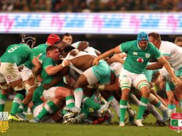 Springboks Ox Nche and Pieter-Steph du Toit against Ireland via SA Rugby X world rugby rankings