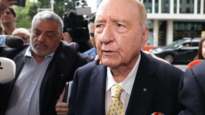 Former Australia rugby boss Alan Jones denies 34 sex charges against 10 males