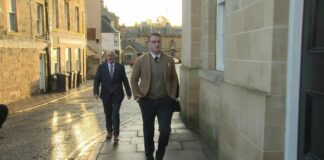 Former Scotland rugby captain Stuart Hogg attends hearing