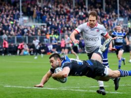 Gallagher Premiership: Bath remain top of table with record 68-10 demolition of Saracens, Will Muir with hat-trick