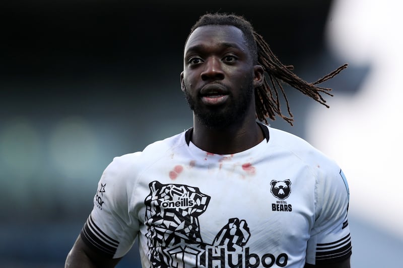 Bristol's left wing Gabriel Ibitoye, with his pace and strength, has proved to be prolific this season. Photograph: Ryan Hiscott/Getty Images