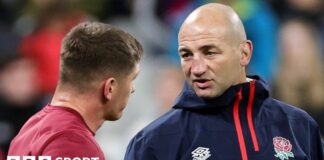 Owen Farrell and Steve Borthwick