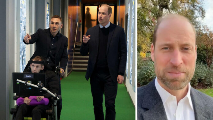 Prince William pays tribute to late rugby star Rob Burrow before ultra-marathon MND...