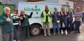 Rugby charities praised in Parliament by town's MP