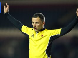 Rugby match abandoned after referee knocked out by football