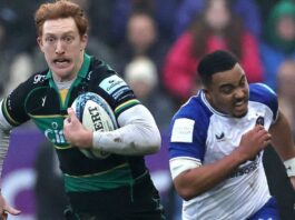 Northampton beat leaders Bath in epic encounter