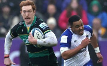 Northampton beat leaders Bath in epic encounter