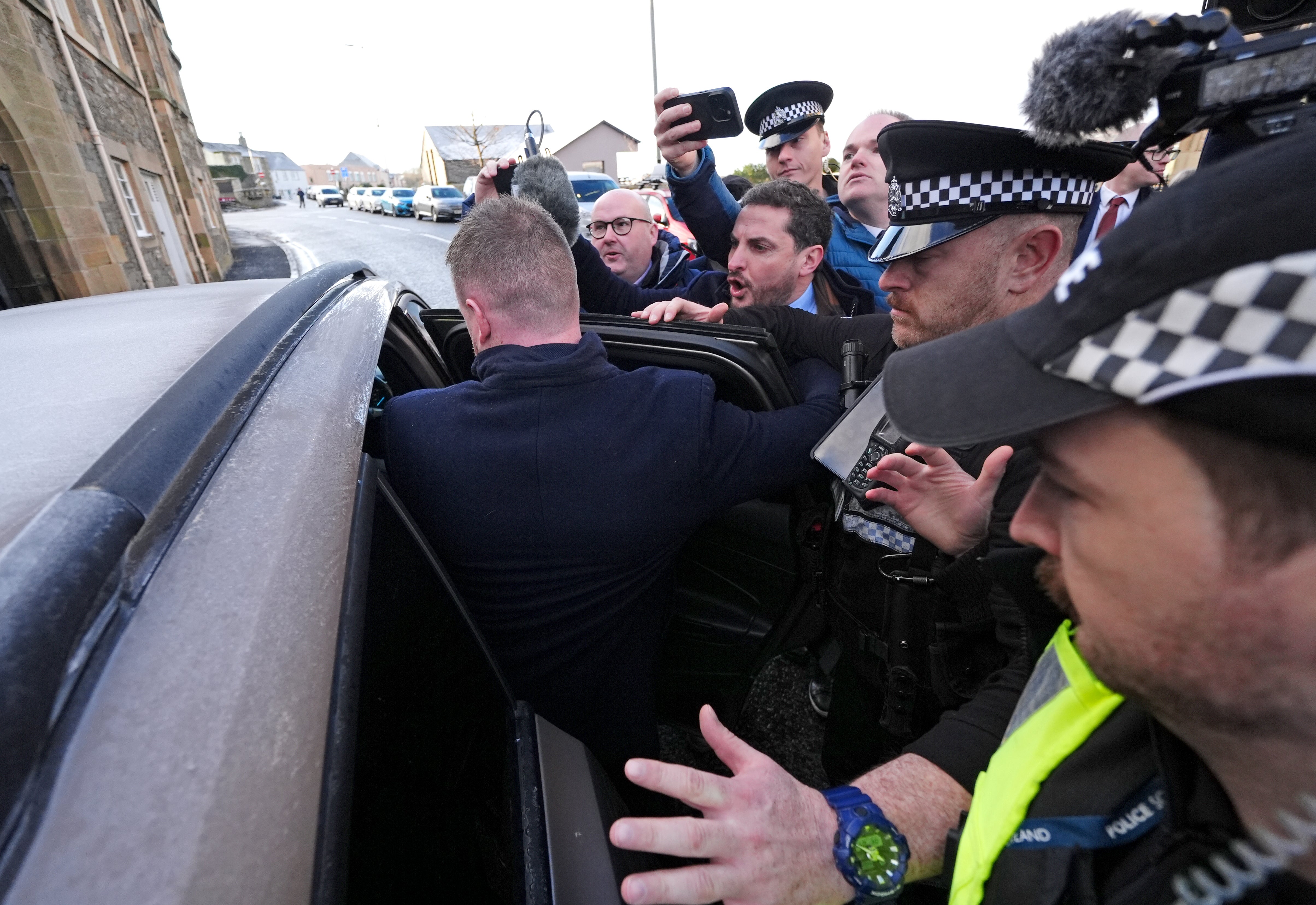 Hogg made no comment as he left court accompanied by his parents