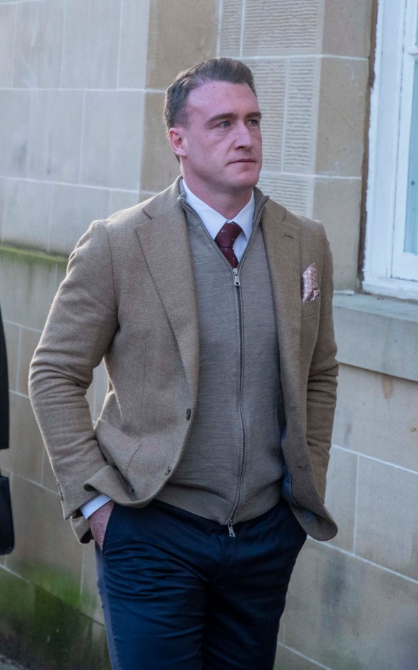 Stuart Hogg at his sentencing hearing.