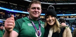 Ireland star Tadhg Furlong and wife Aine Lacey welcome first child