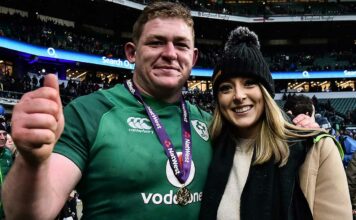 Ireland star Tadhg Furlong and wife Aine Lacey welcome first child