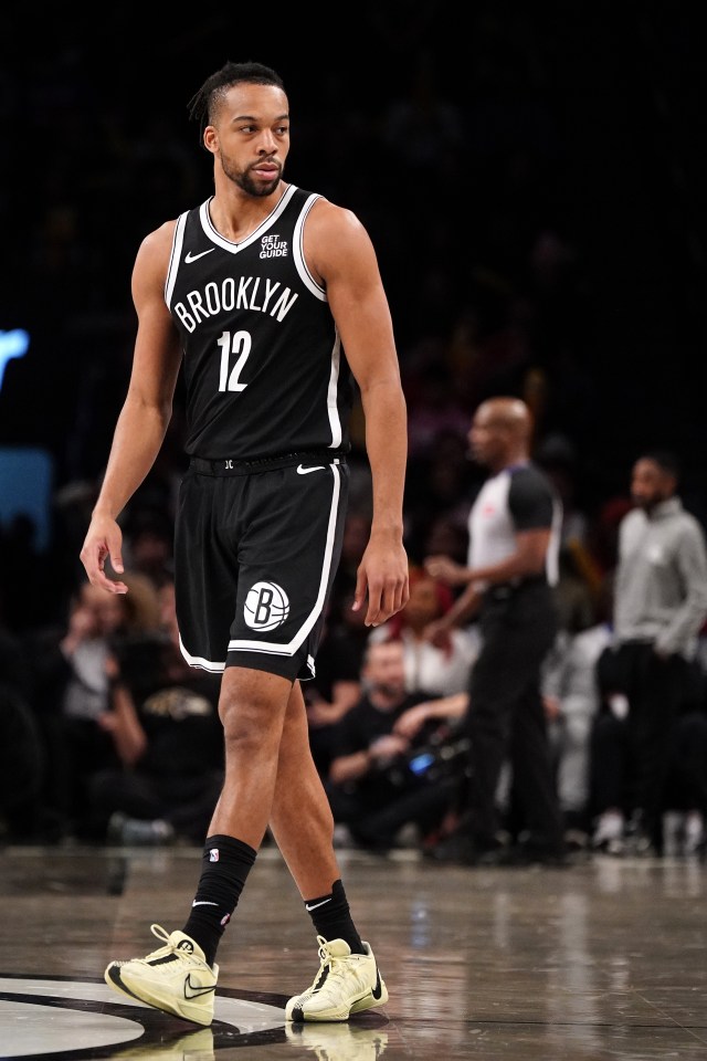 In five games with Brooklyn, Evbuomwan is averaging 11.2 points, 4.2 rebounds, and 1.0 assists