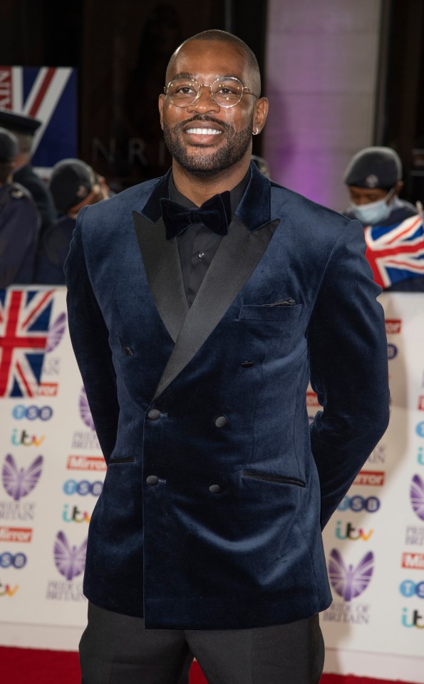 Ugo Monye at the Pride of Britain Awards.