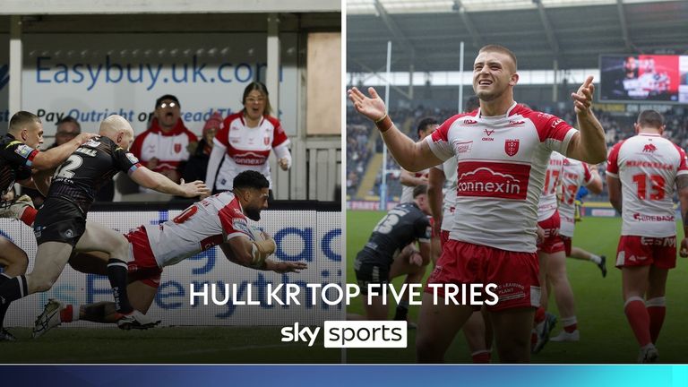 Check out the top five tries from Hull KR's 2024 season, which saw them reach the Grand Final for the first time.