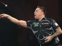 Gerwyn Price in action 