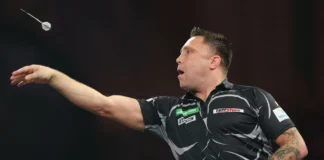 Gerwyn Price in action 