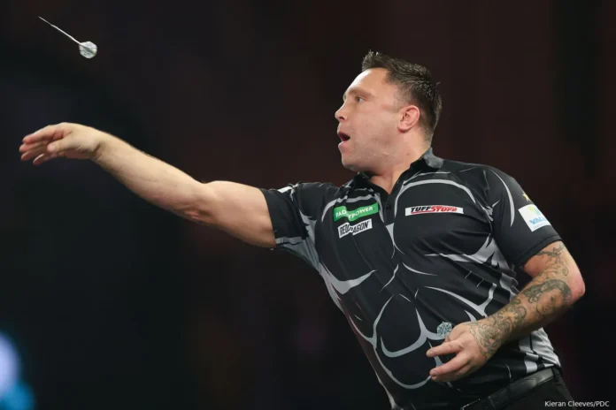 Gerwyn Price in action 