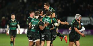 Fin Smith’s last-gasp penalty helps Northampton Saints sink Bath in pulsating clash