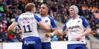 Gallagher Premiership: Bath and Bristol Bears record bonus-point wins to consolidate top two spots in the league