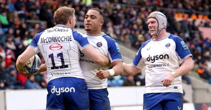 Gallagher Premiership: Bath and Bristol Bears record bonus-point wins to consolidate top two spots in the league