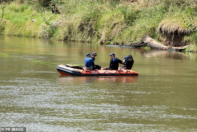 A GofundMe was started to help Taonashe's family with funeral costs and other expenses (pictured, multi-agency search for Taonashe)